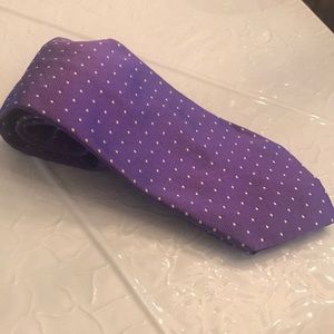 Purple and white polkadot Polo Ralph Lauren Tie